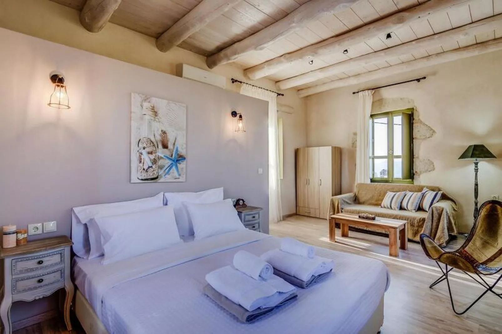 Holiday home, Kastellos-Villa Leonanto-Schlafzimmer