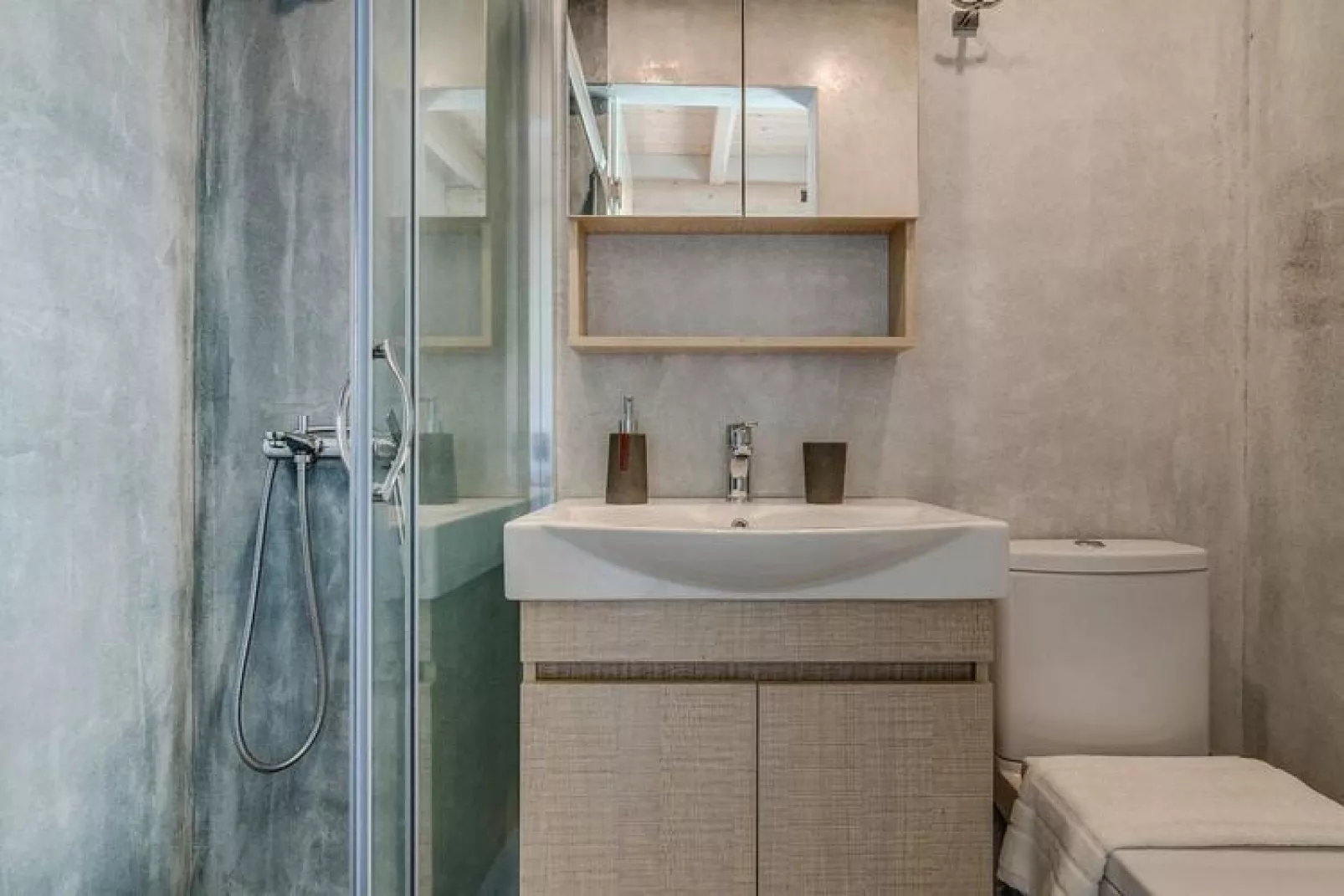 Holiday home, Kastellos-Villa Leonanto-Badezimmer