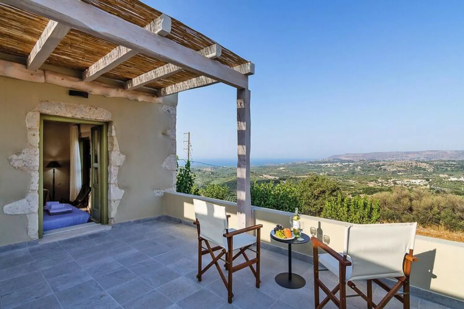 Holiday home, Kastellos-Villa Leonanto-Terrasse