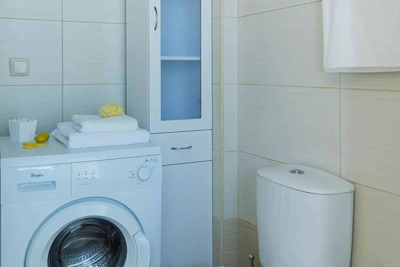 Holiday home, Panormo-Villa Ortansia or Peonia-Salle de bain