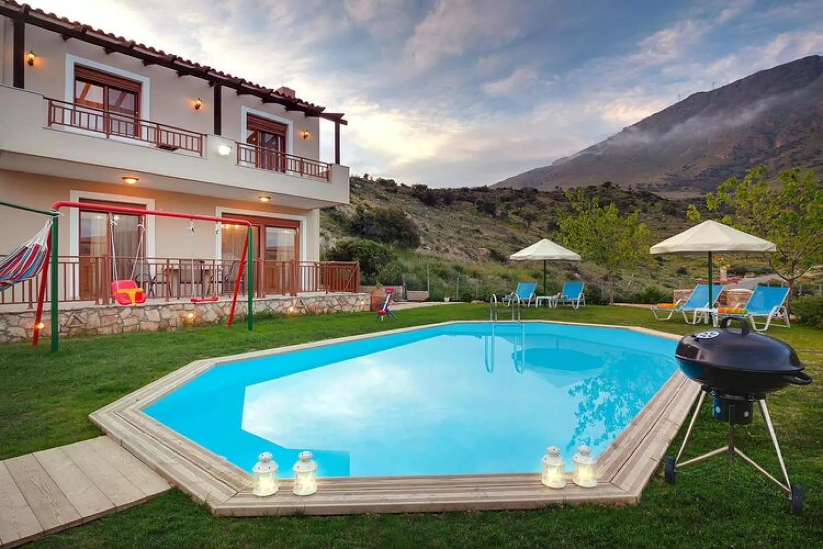 Villa, Triopetra-Villa Nikos-Schwimmbad