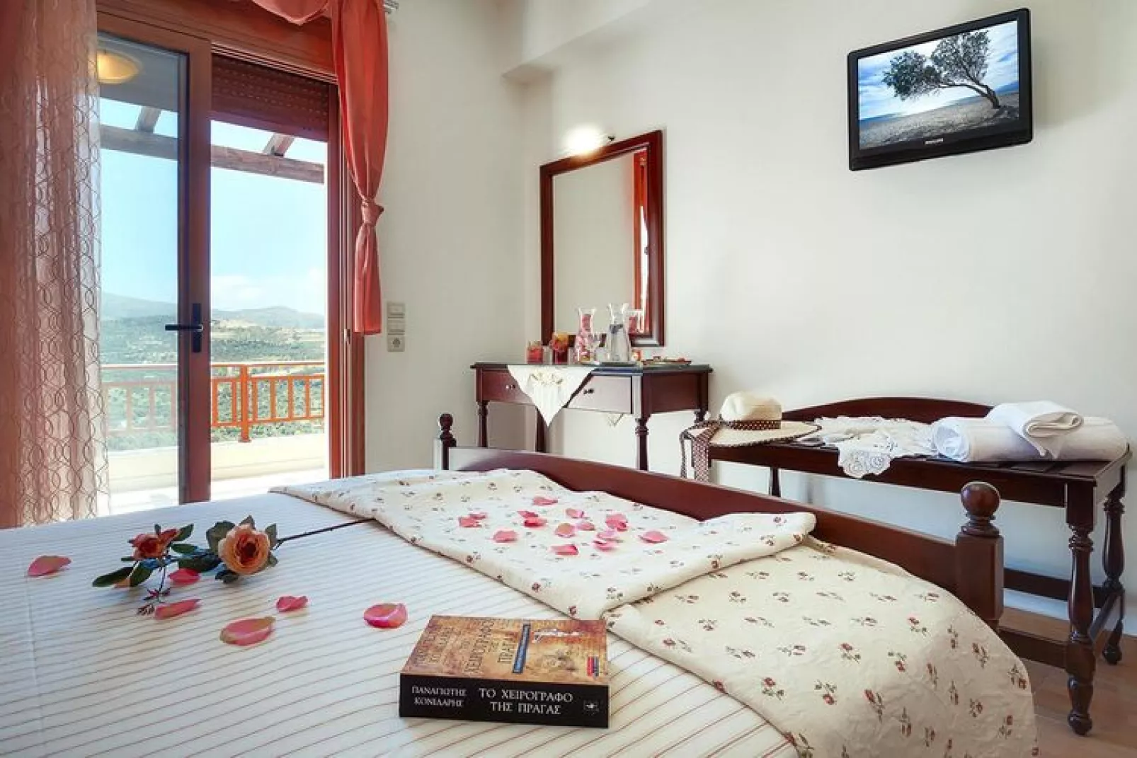 Villa, Triopetra-Villa Stefania-Schlafzimmer