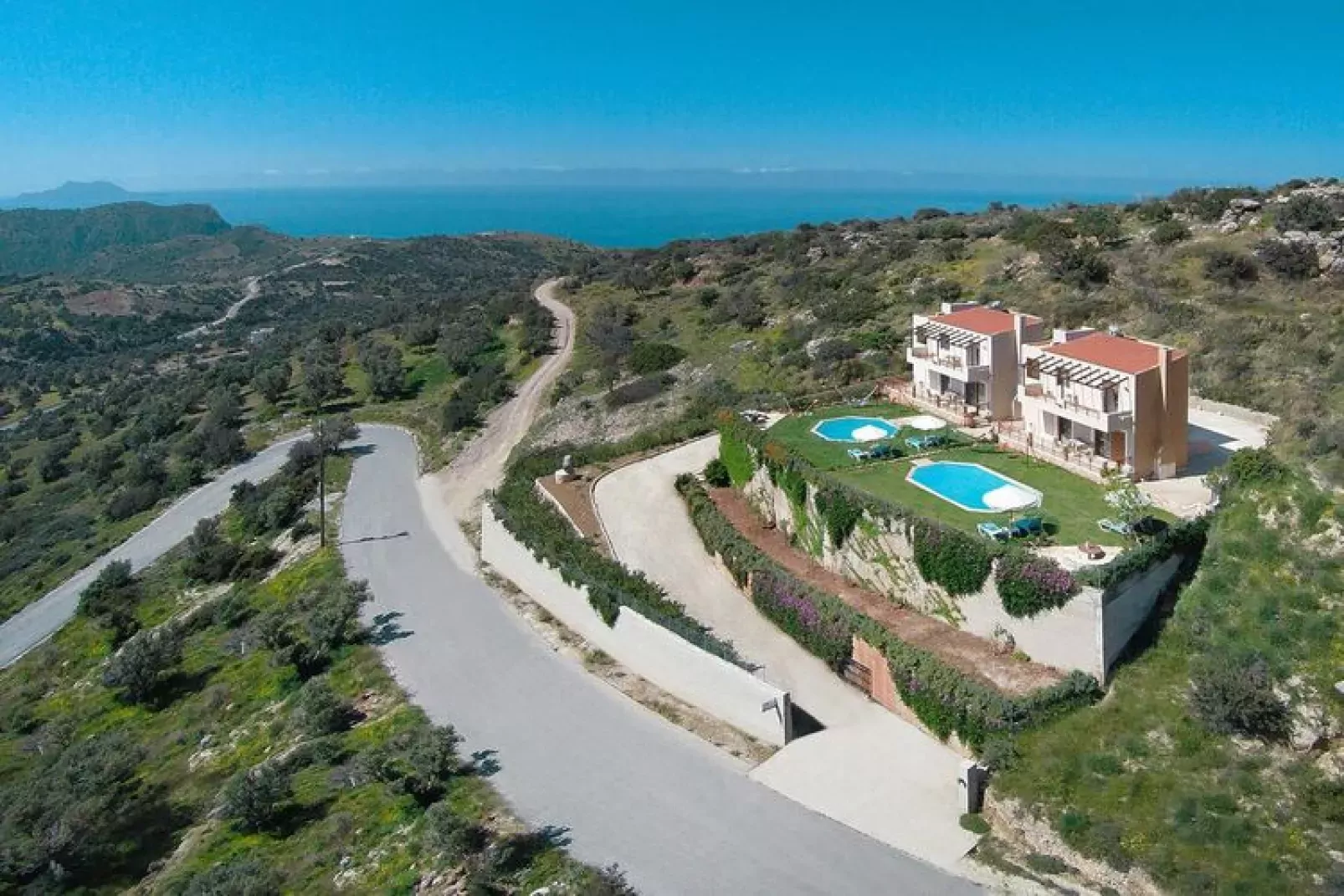 Villa, Triopetra-Villa Stefania-Außenbereich Sommer