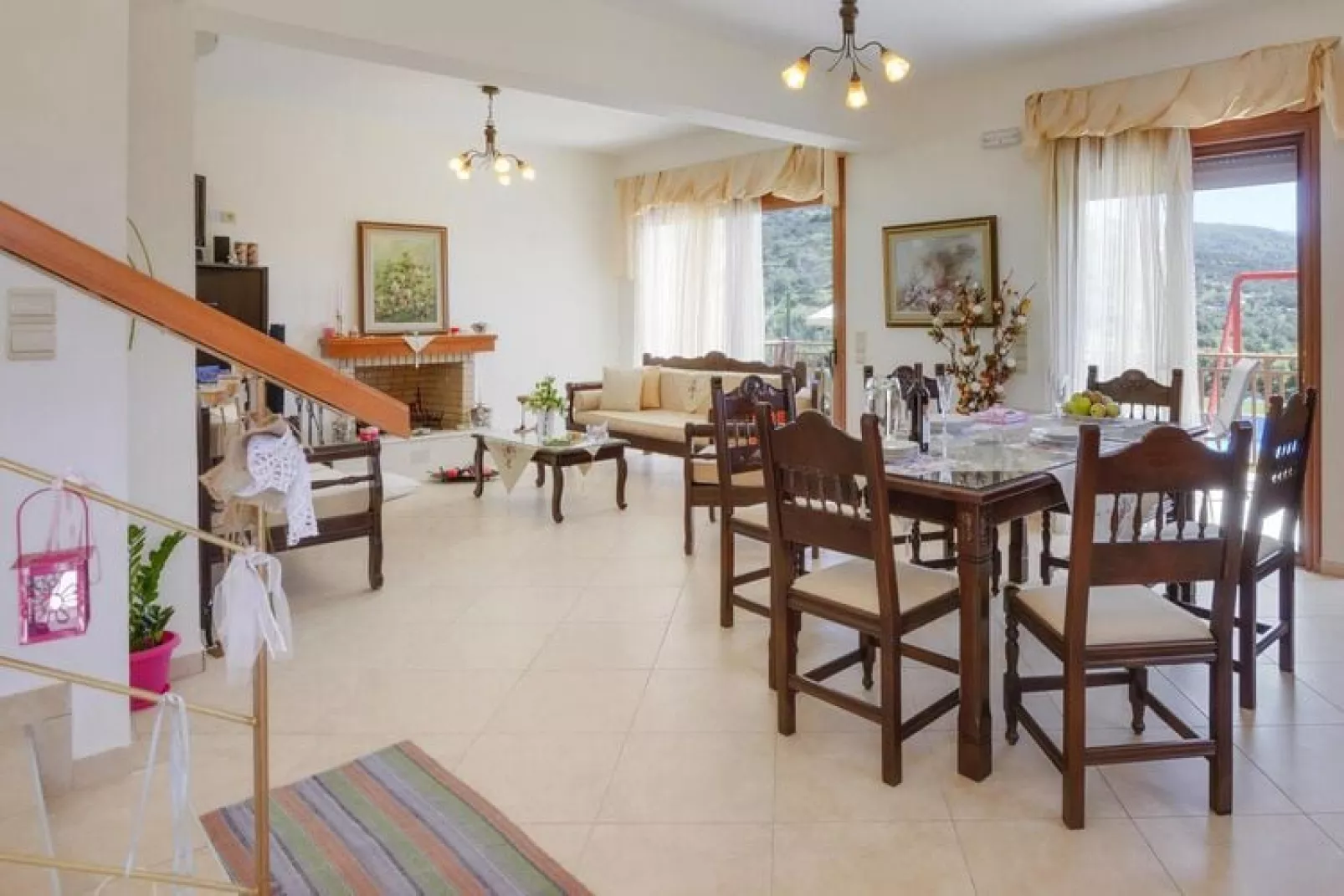 Villa, Triopetra-Villa Stefania-Wohnzimmer
