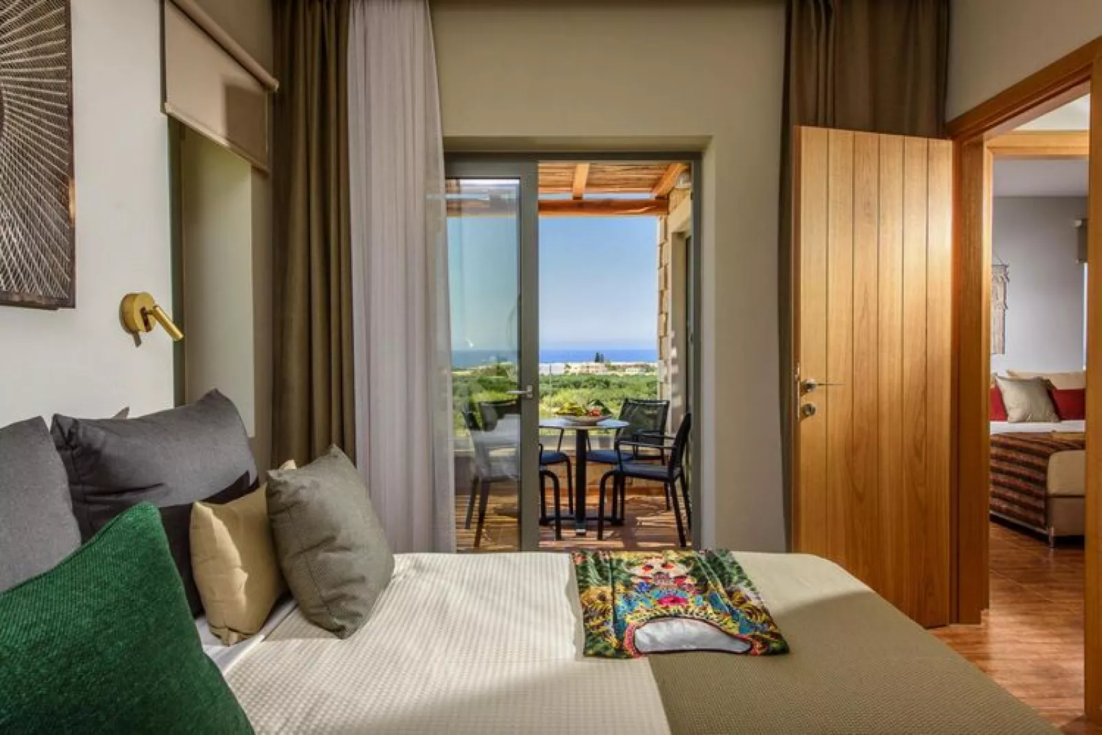 Caldera Theros Villas Chersonissos-3-bedroom villa with private pool-Bedroom