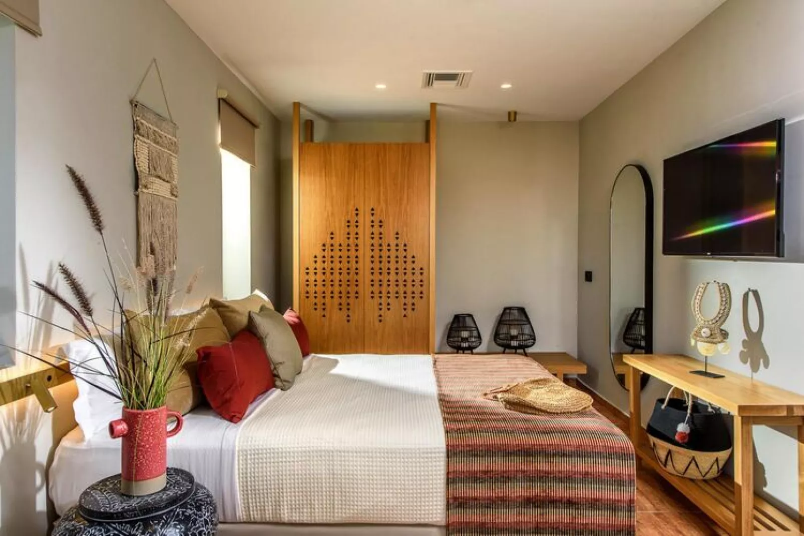 Caldera Theros Villas Chersonissos-3-bedroom villa with private pool-Bedroom