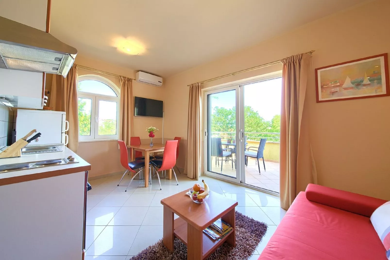 Apartment Zlendic A2-Wohnzimmer
