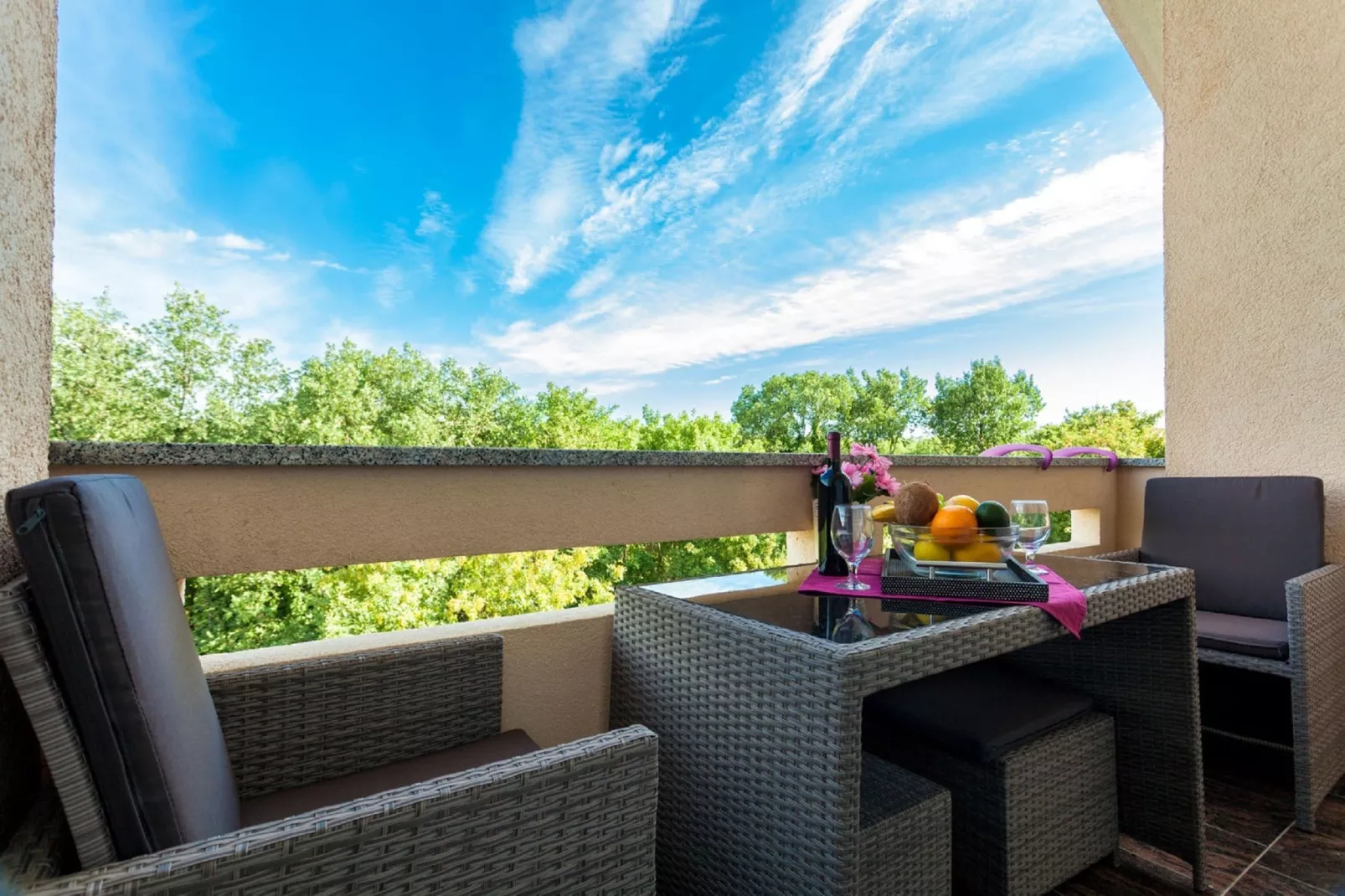 Apartment Dani-Terrassenbalkon