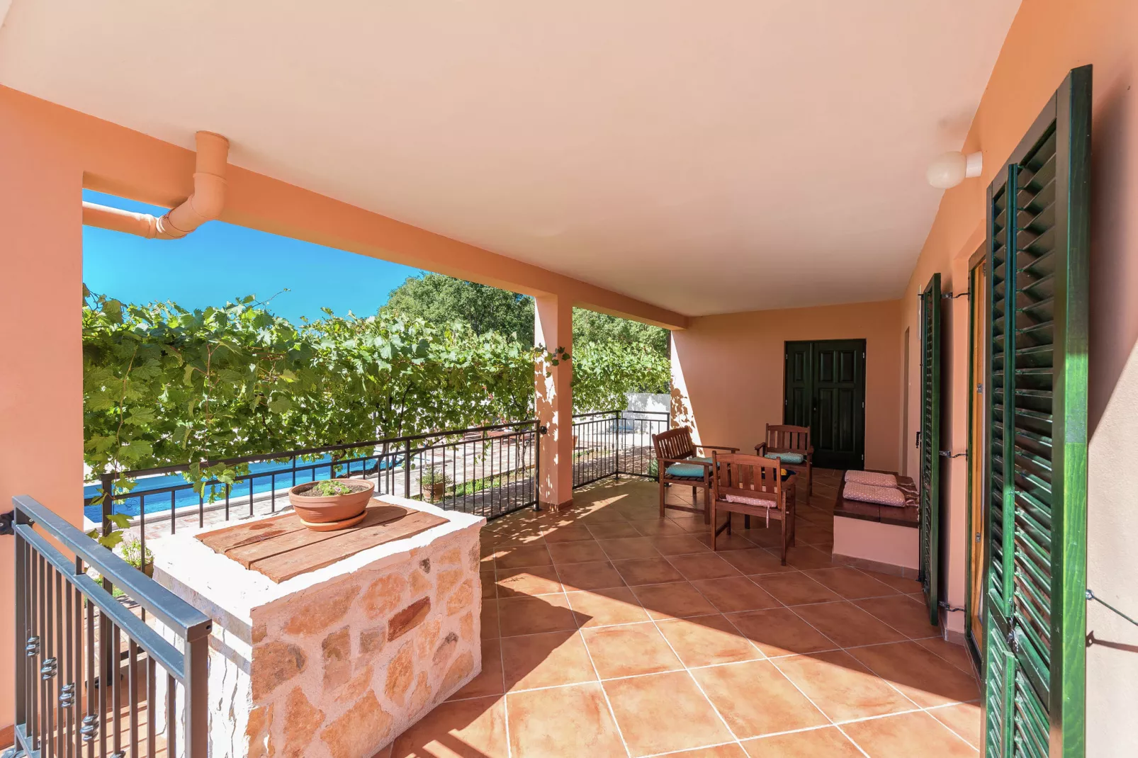 Holiday home Sestan-Balcon-terrasse