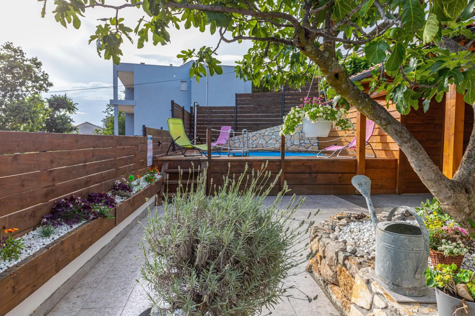 Studio Apartment Jasminka A2-Terrace balcony