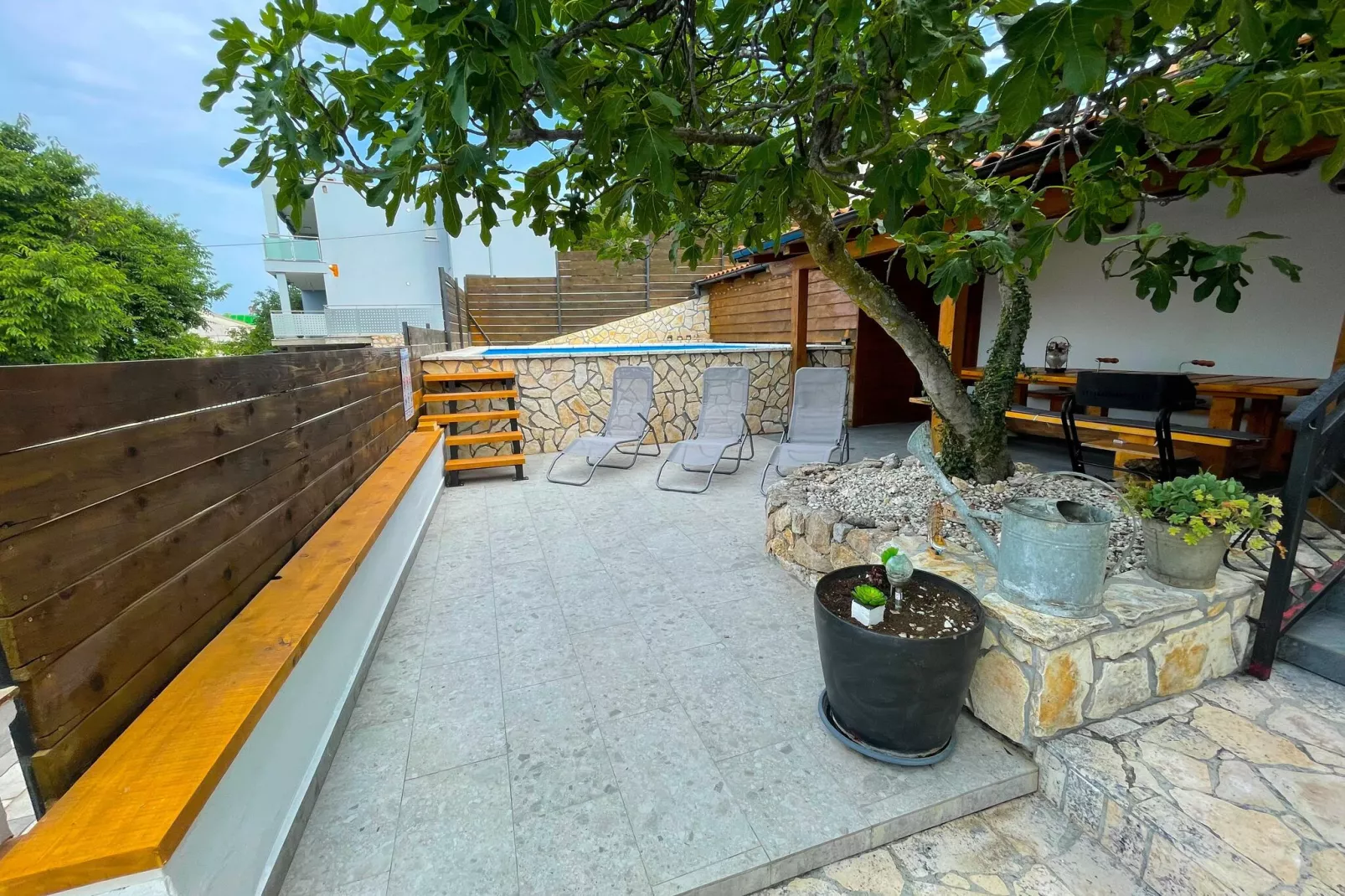 Holiday Home Jasminka-Terrace balcony