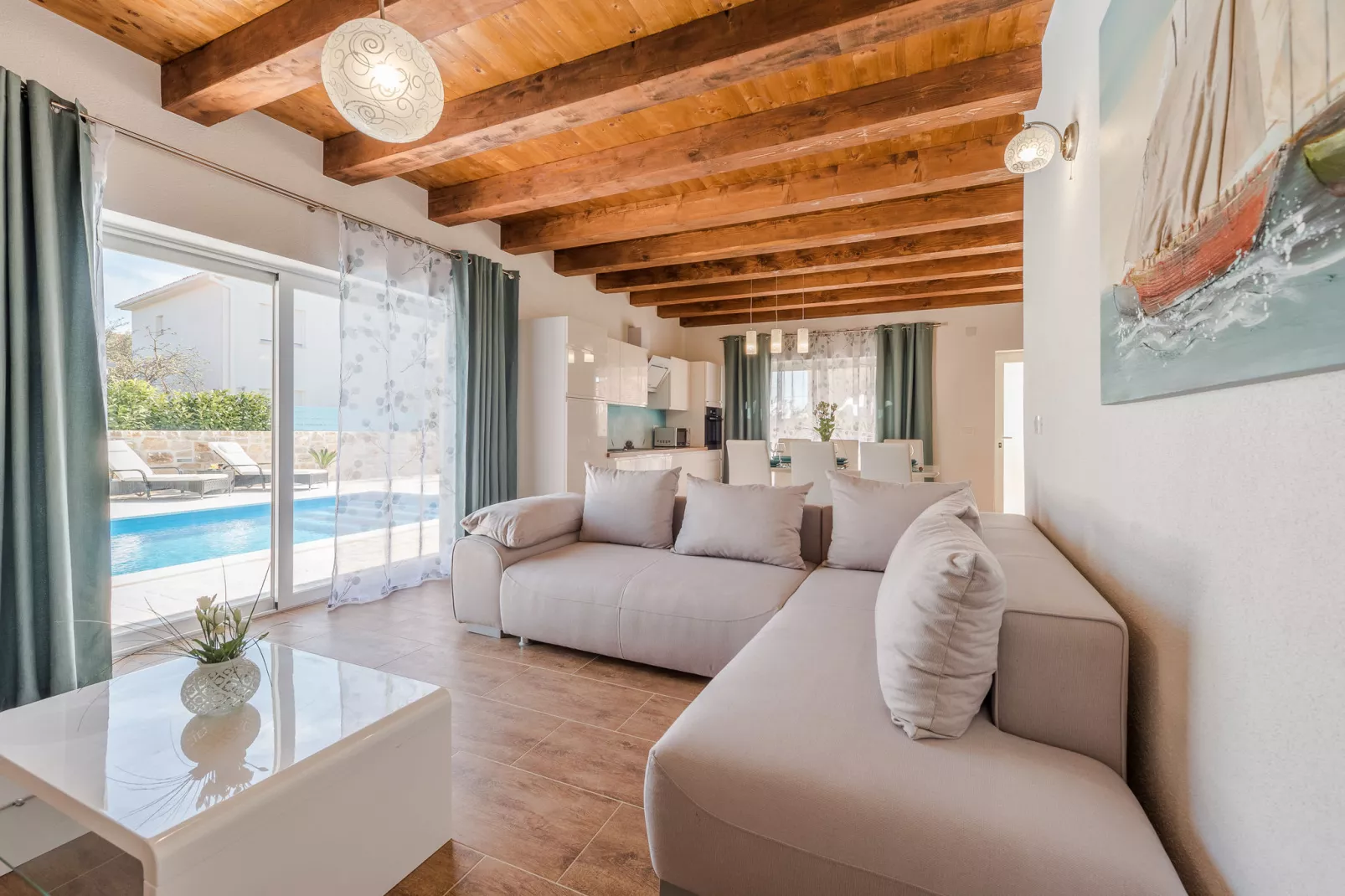 Villa Sukosan-Living room