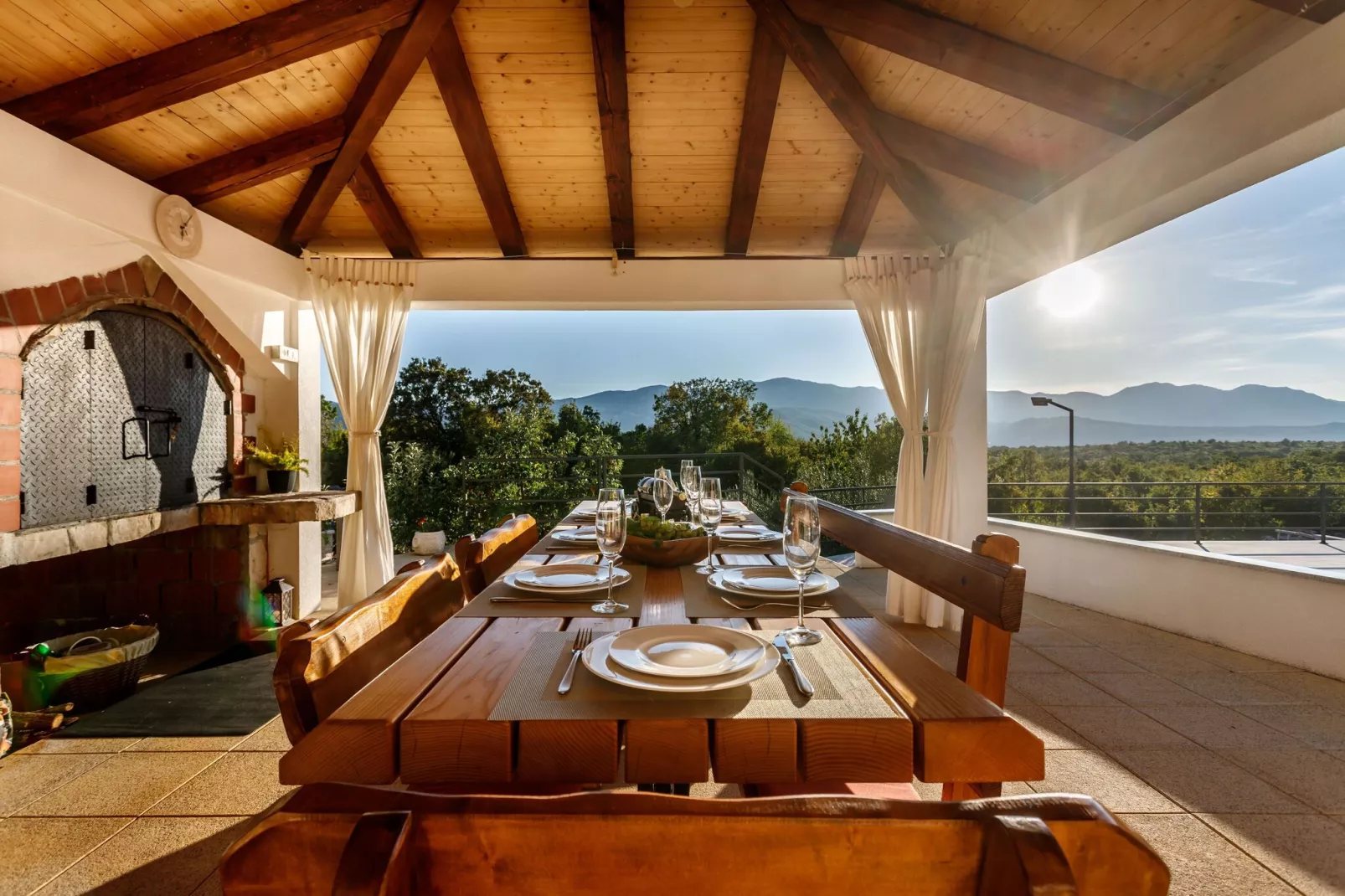 Villa Gloria-View in summer