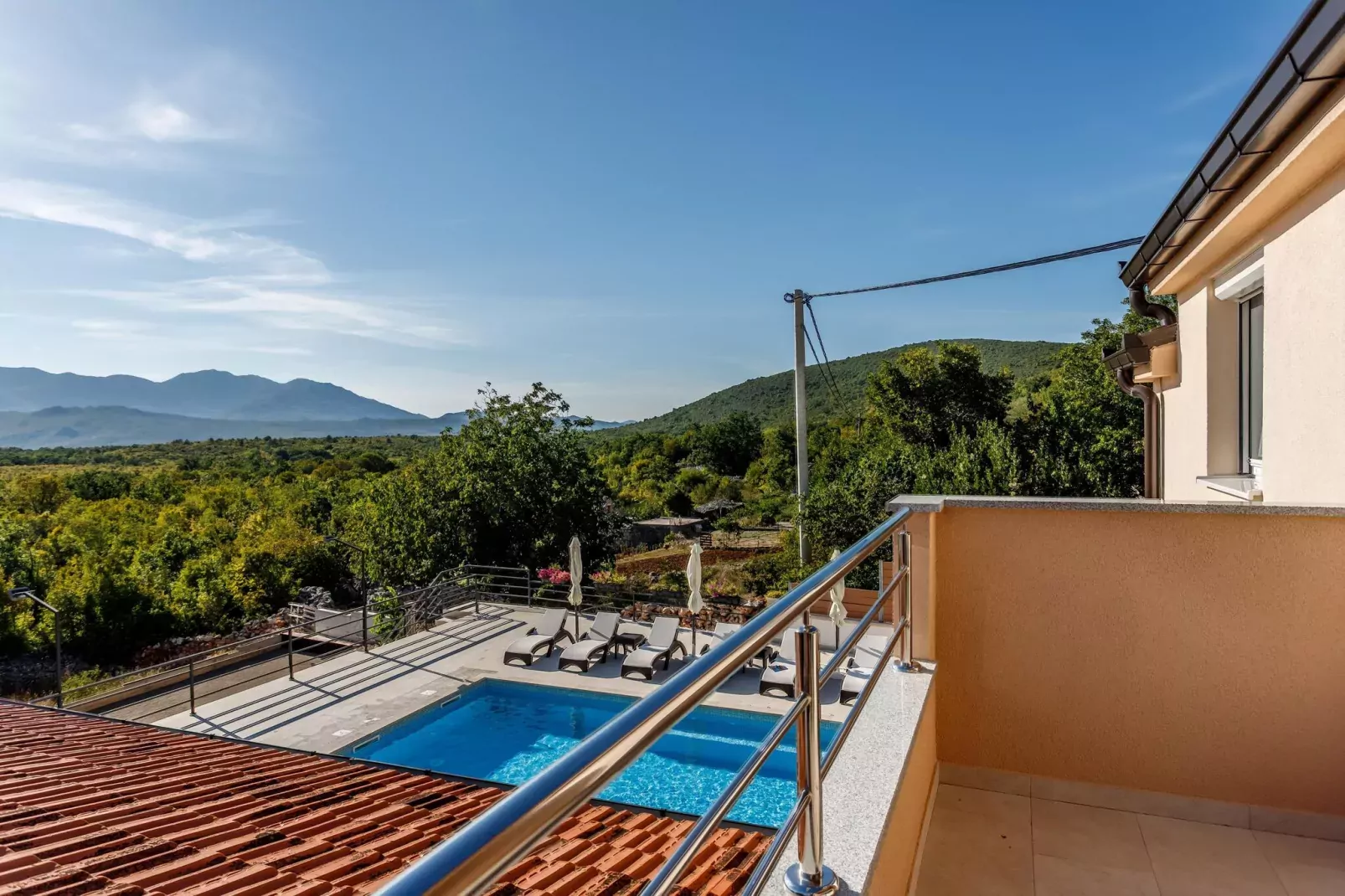 Villa Gloria-View in summer