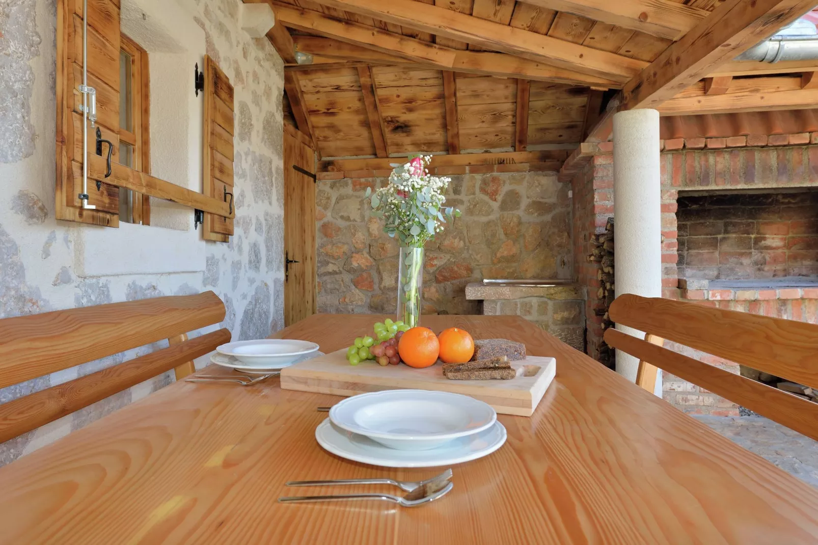 Stone house Martelina-Balcon-terrasse