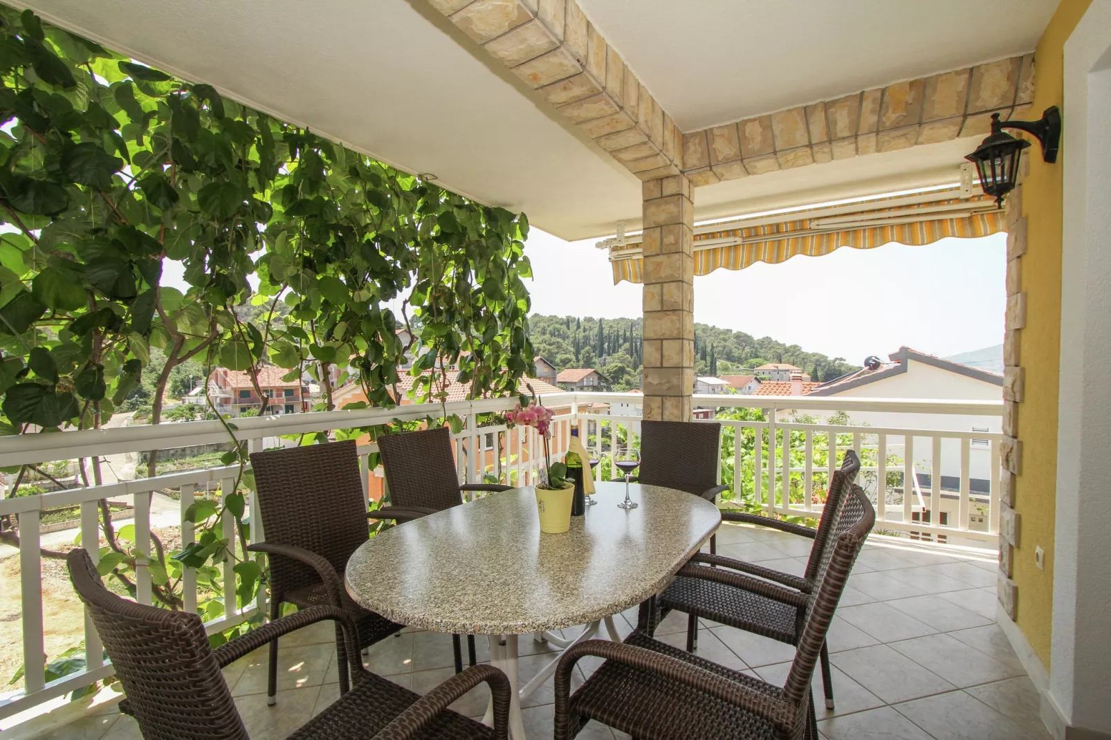 Apartment Petra-Terrace balcony