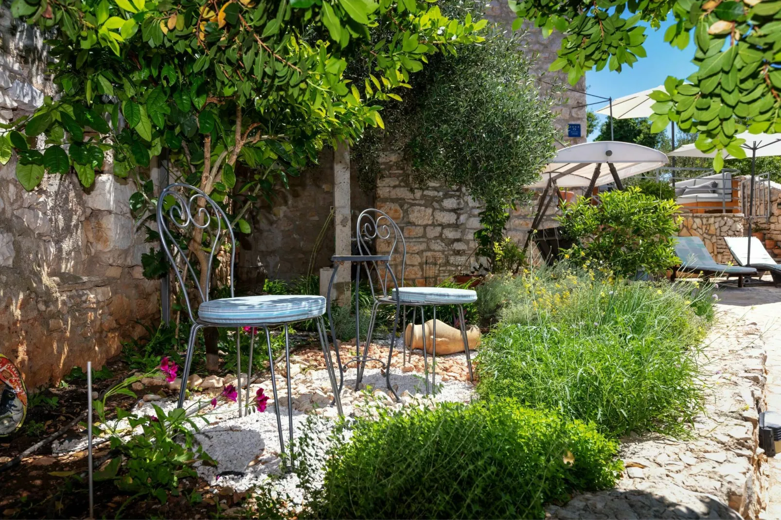 Villa Vicina-Gardens summer