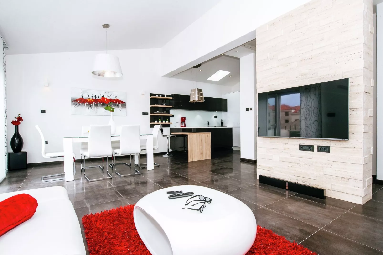 Luxurious apartment Loreta-Living room