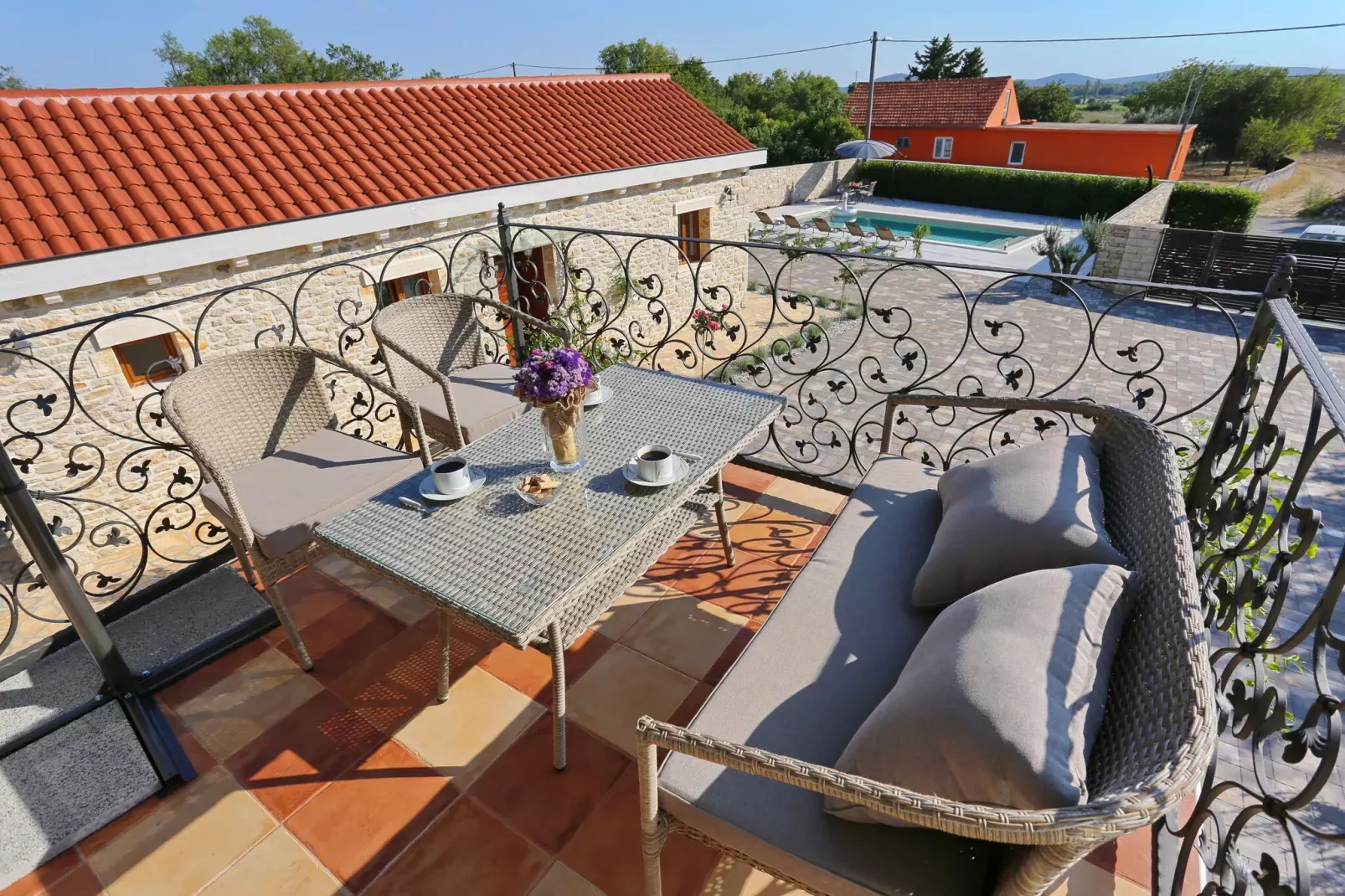 Villa Tereza-Terrassenbalkon