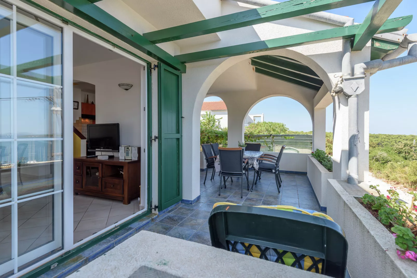 Holiday House Nicoletta-Balcon-terrasse
