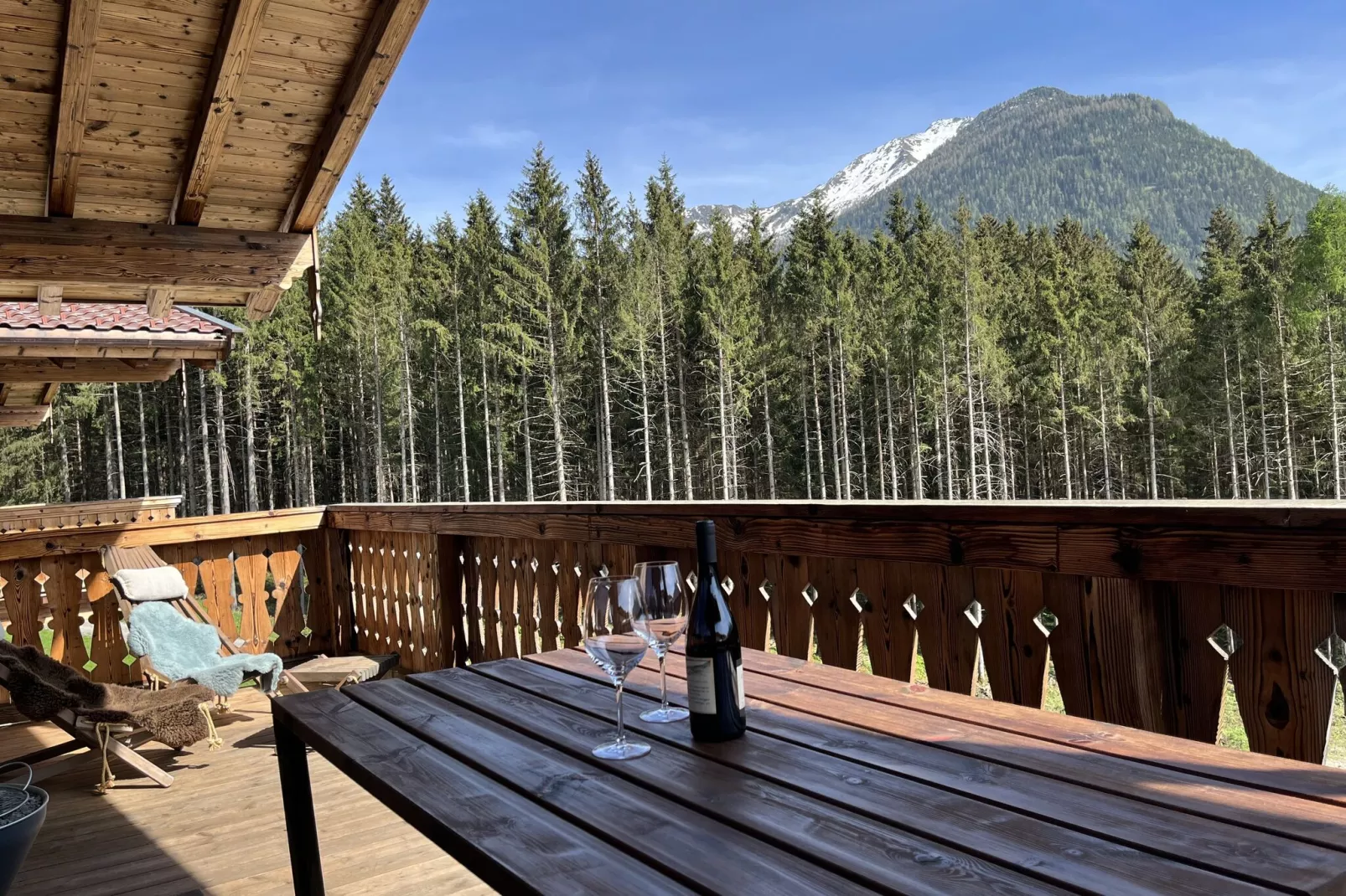 Chalet Ochsenbug-Balcon-terrasse