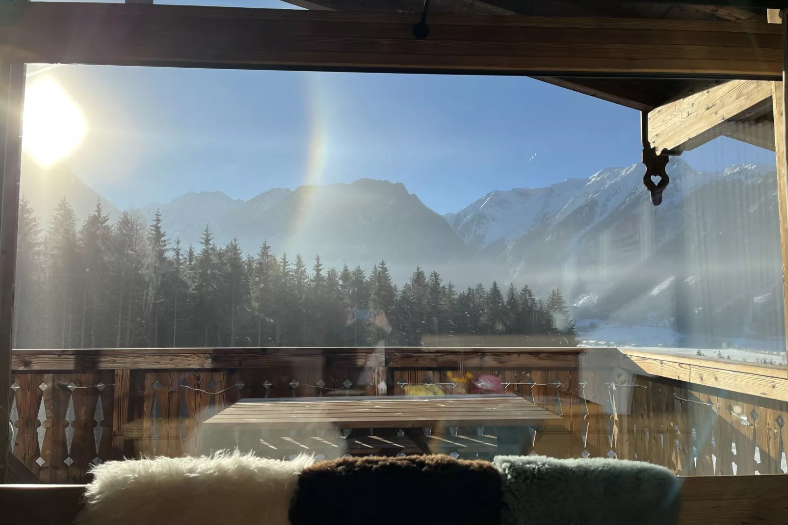 Chalet Ochsenbug-Vue d'hiver