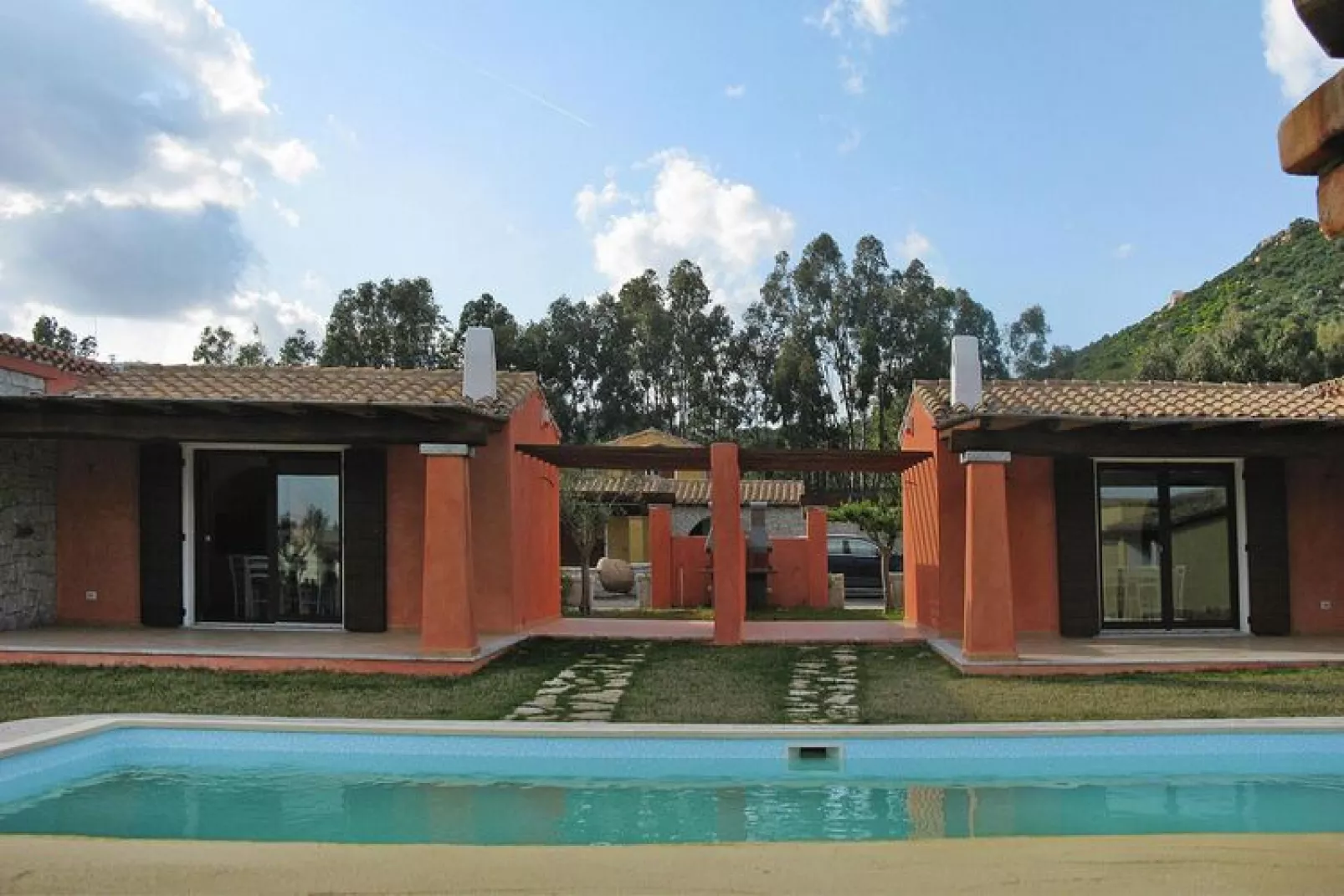 Bungalows an der Costa Rei-San Pietro Villa 8 Pers Unifamiliare e con piscina privata San Pietro-Pool