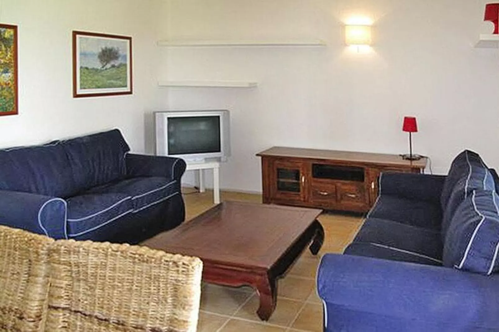 Bungalows an der Costa Rei-San Pietro Villa 8 Pers Unifamiliare e con piscina privata San Pietro-Living room