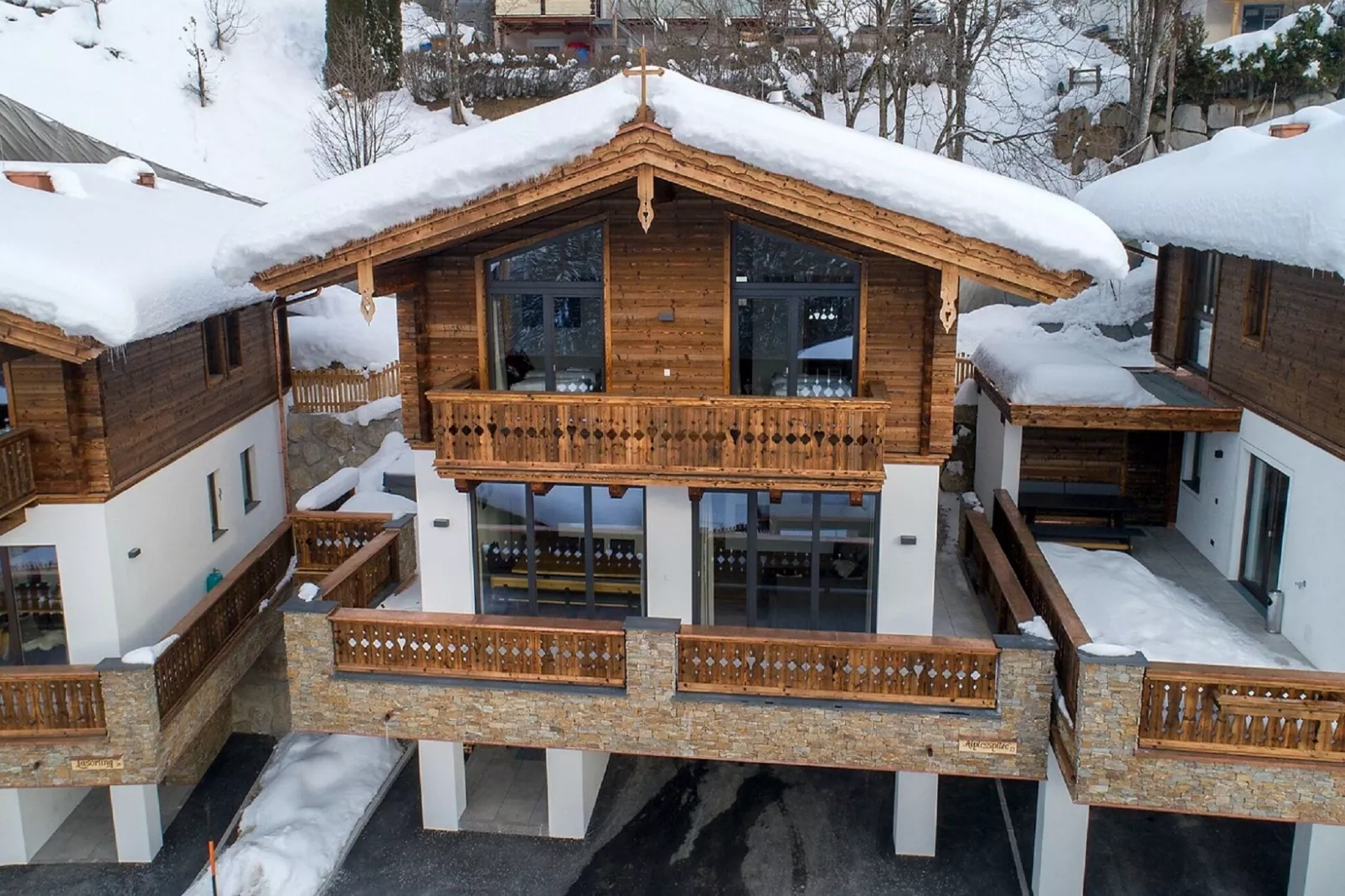 Nationalpark Chalet Schwarzes Hörndl-Außenbereich Winter