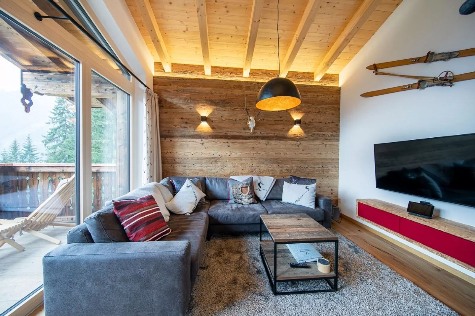 Nationalpark Chalet Schwarzes Hörndl-Wohnzimmer