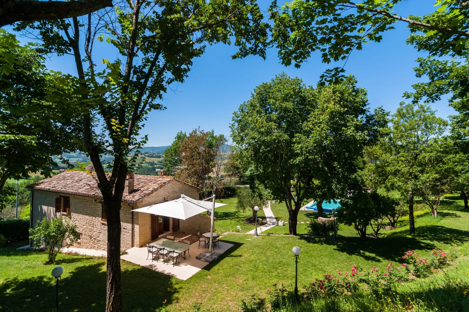 Villa Anna-Außenbereich Sommer