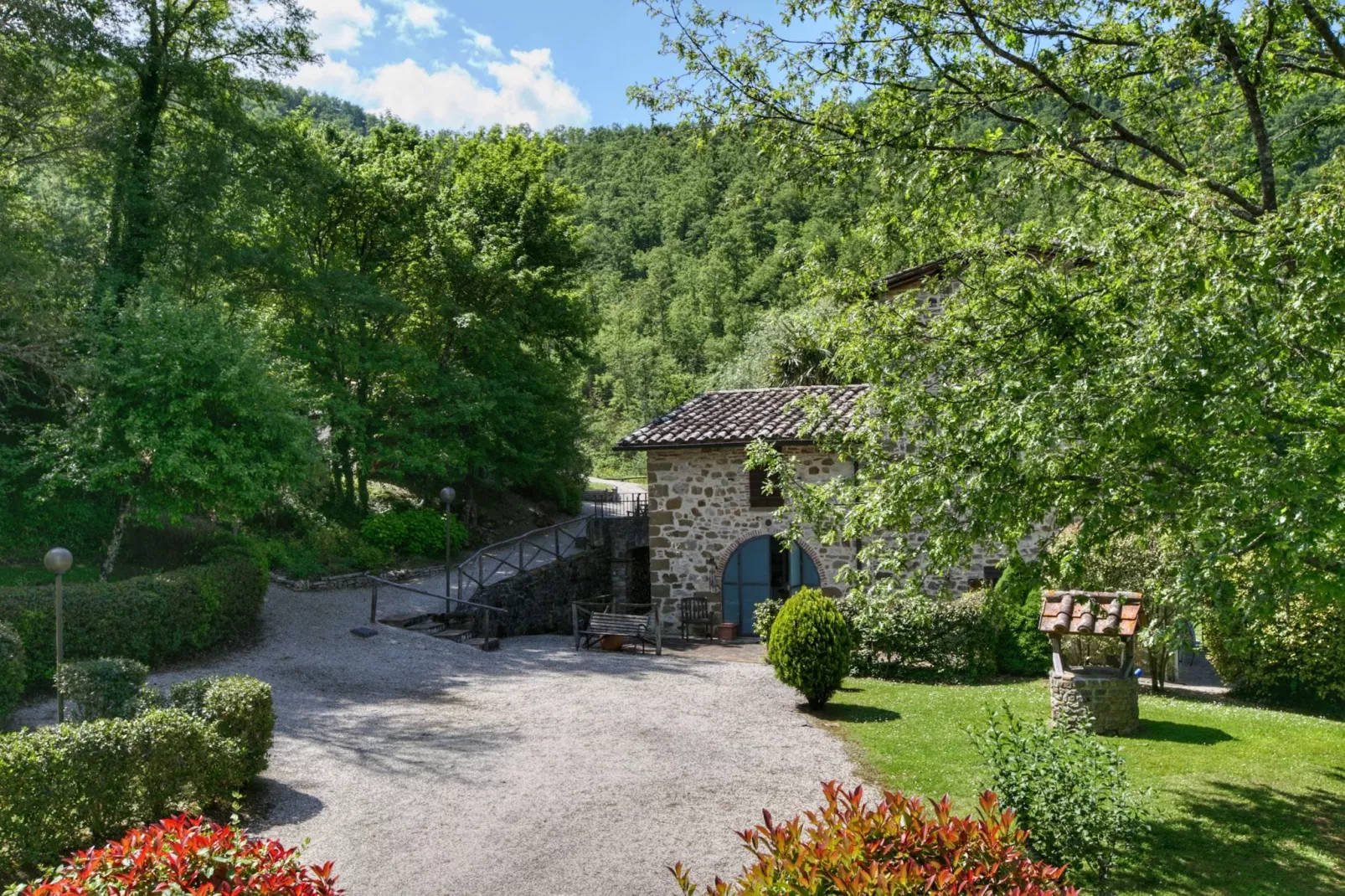 Casa Niccone-Gardens summer