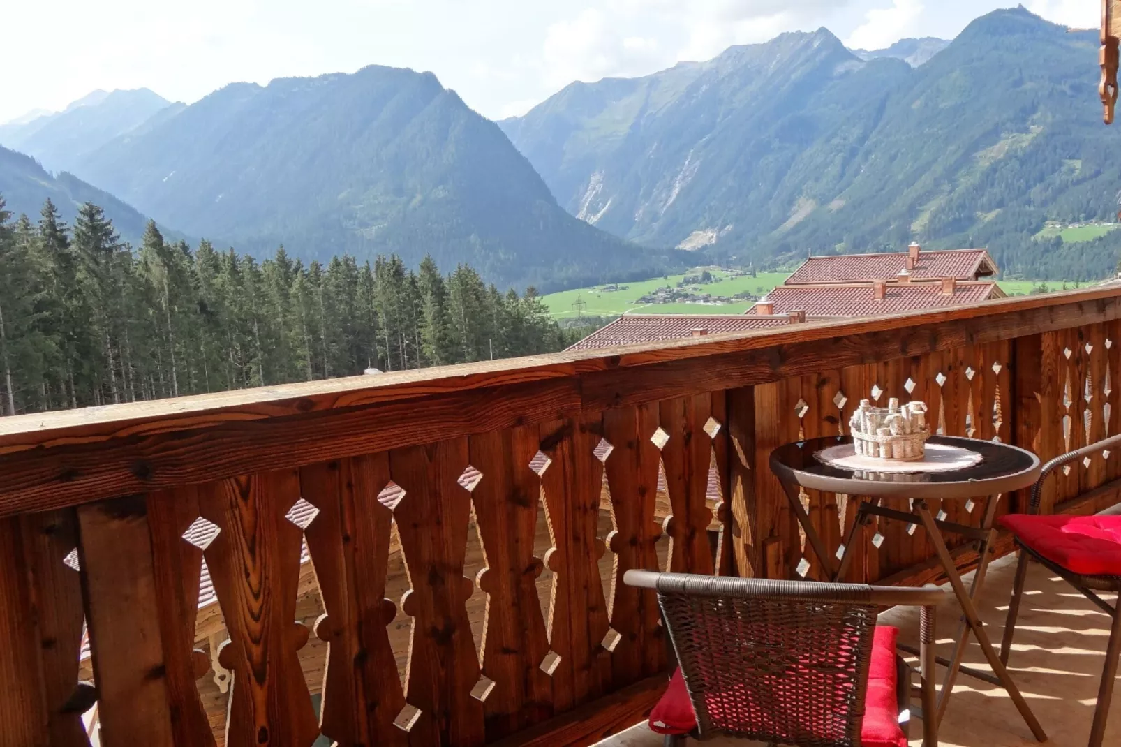 Nationalpark Chalet Dreiherrenspitze-Aussicht Sommer