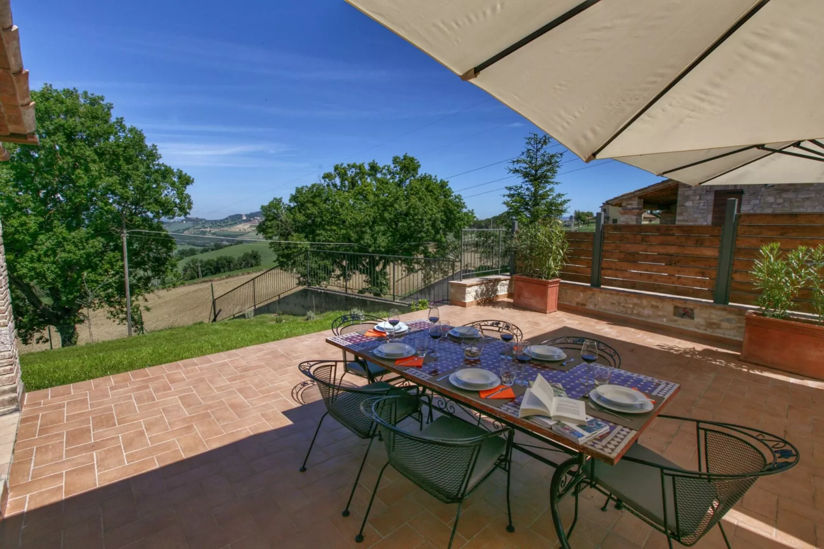 Villa Due Olive-Terrace balcony