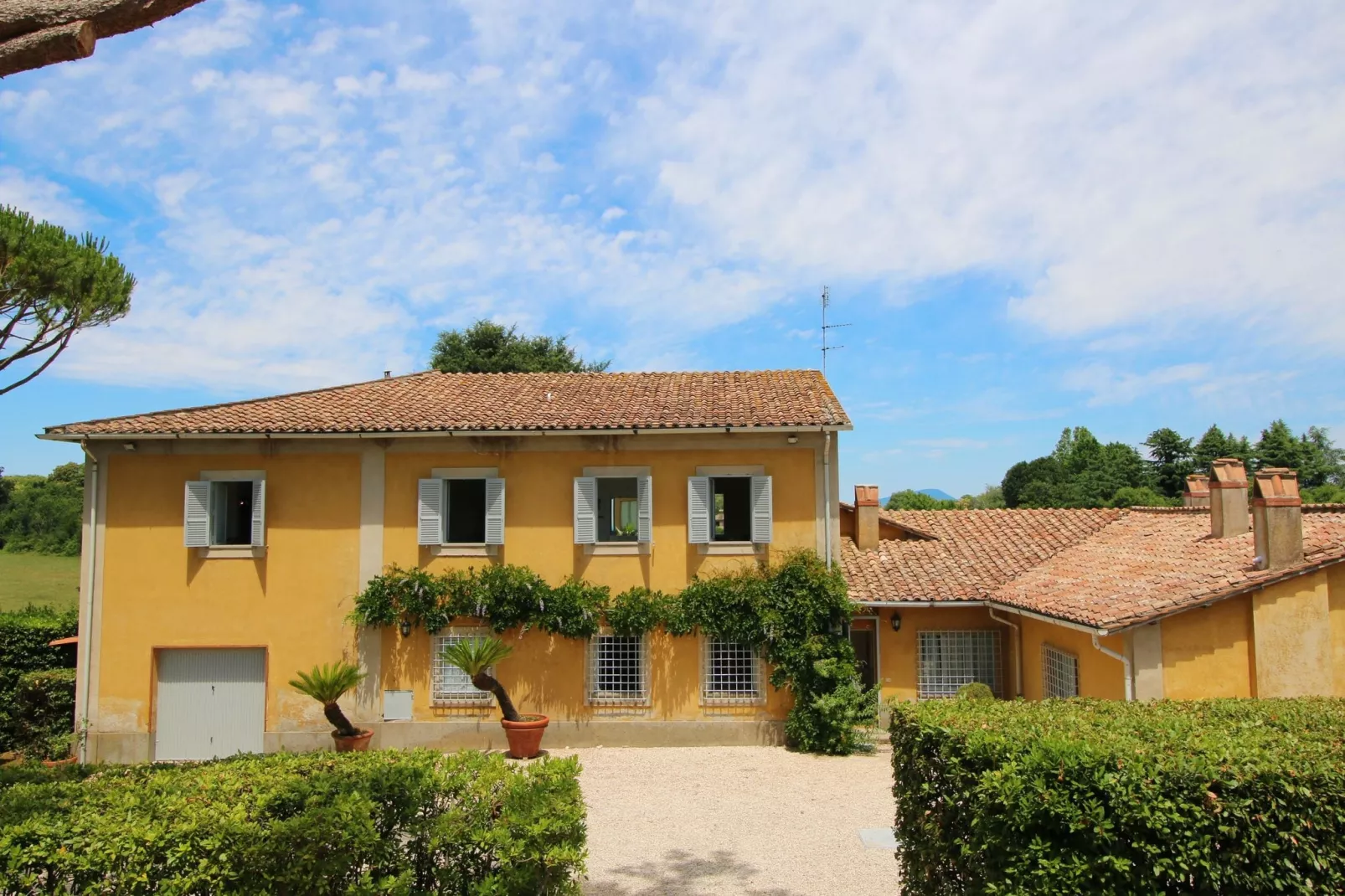 Villa Manziana-Außenbereich Sommer