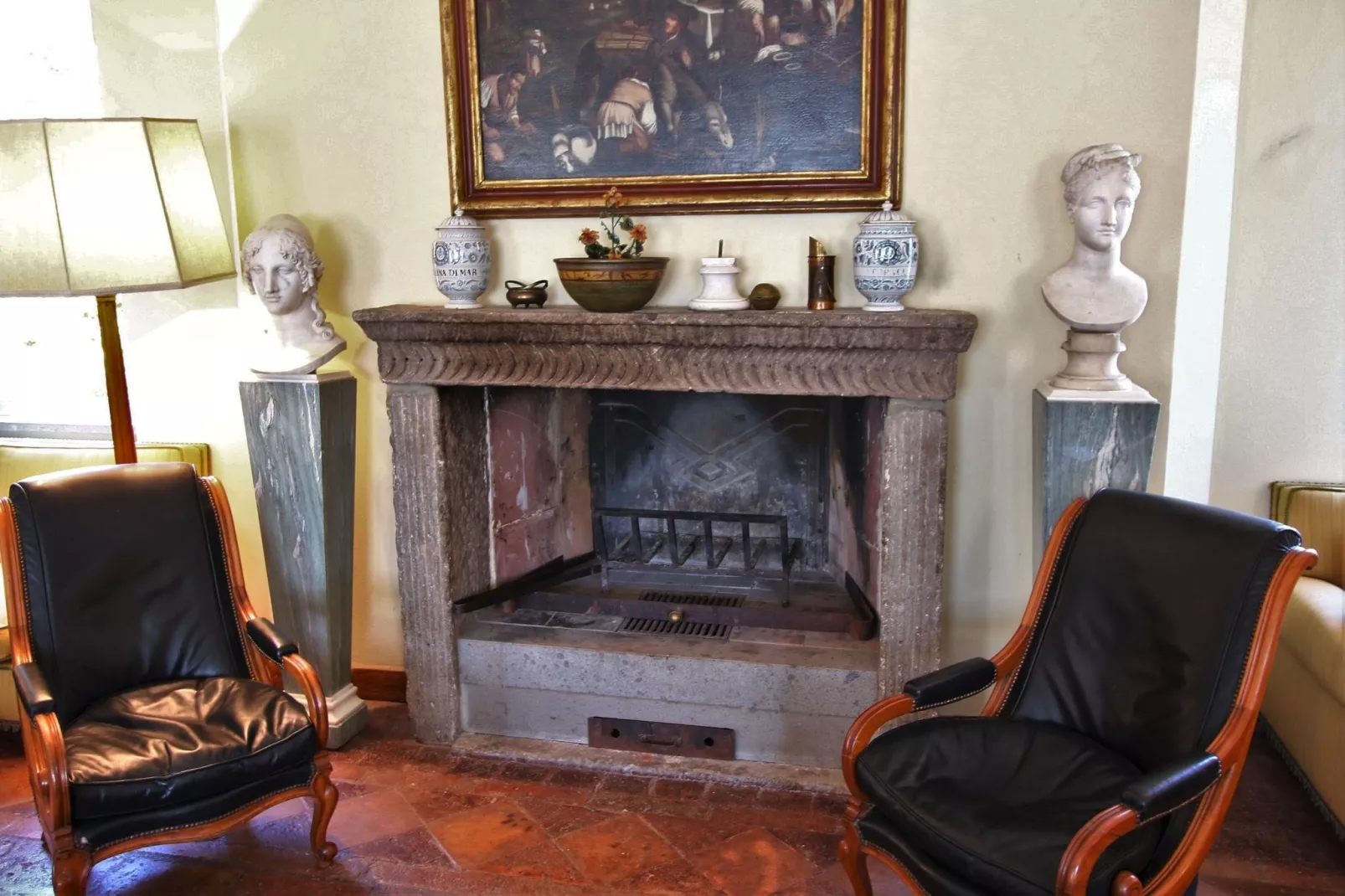 Villa Manziana-Wohnzimmer