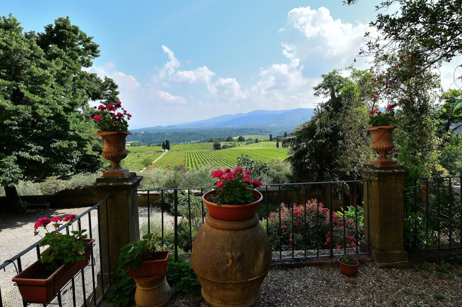 Villa Il Frassine-Vue d'été