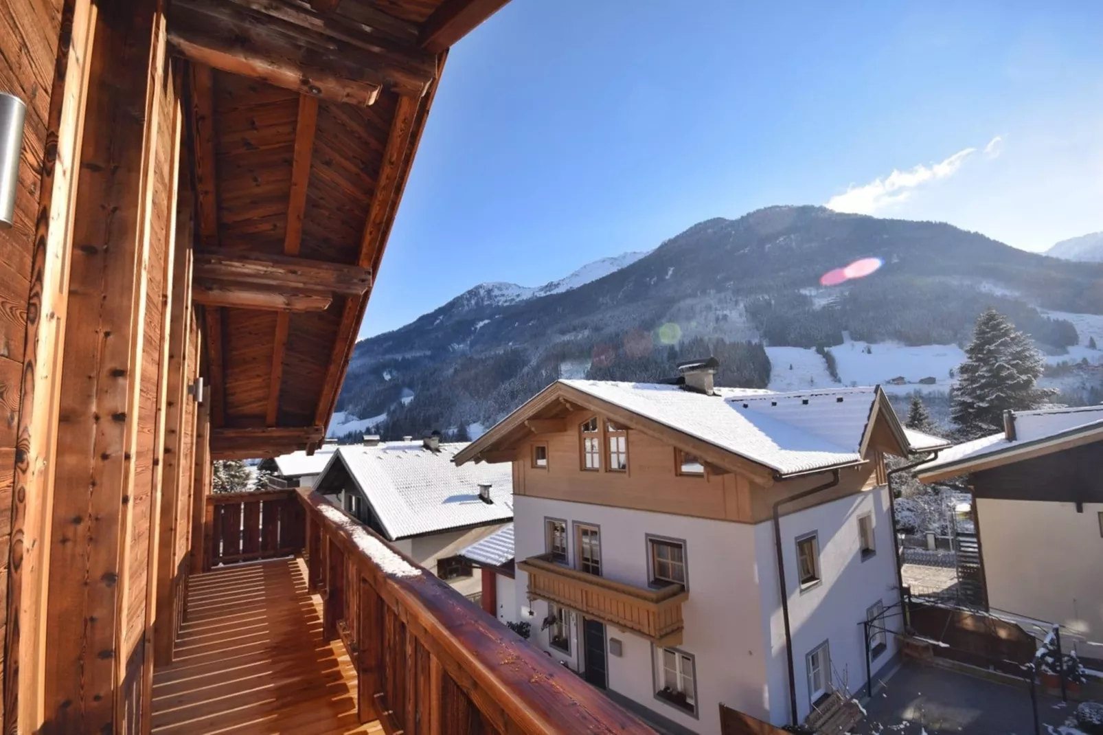Chalet Bergerblick Wildkogel Arena-Balcon-terrasse