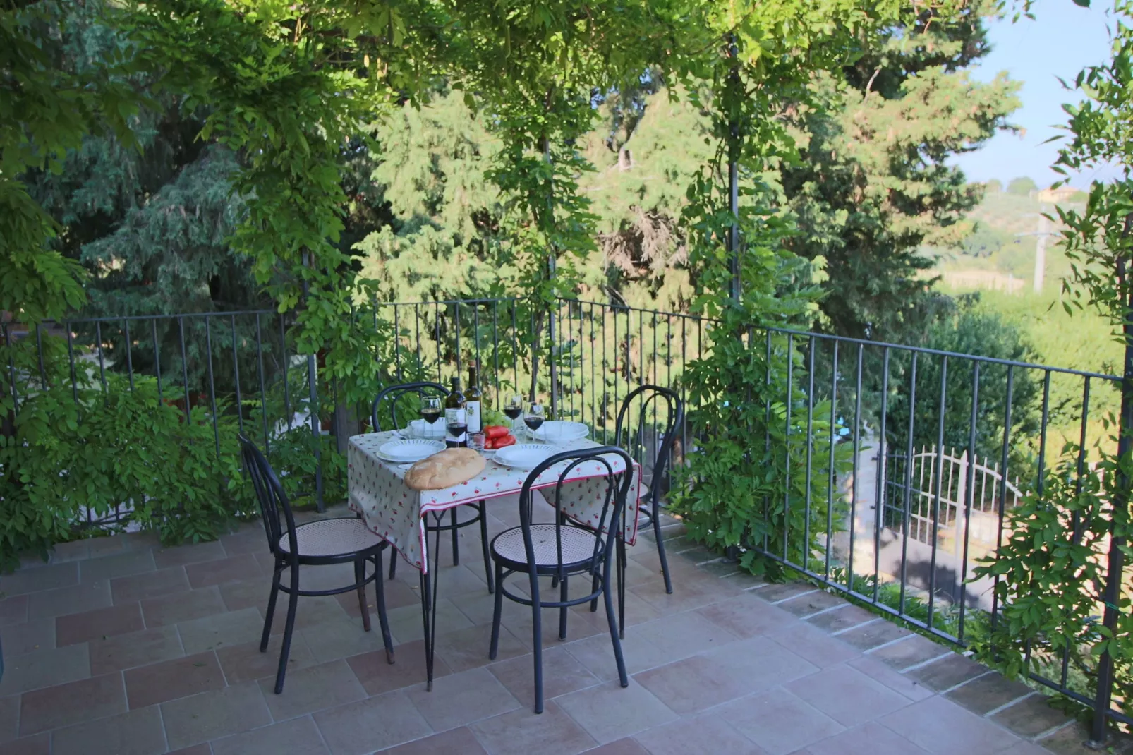 Glicine-Terrace balcony