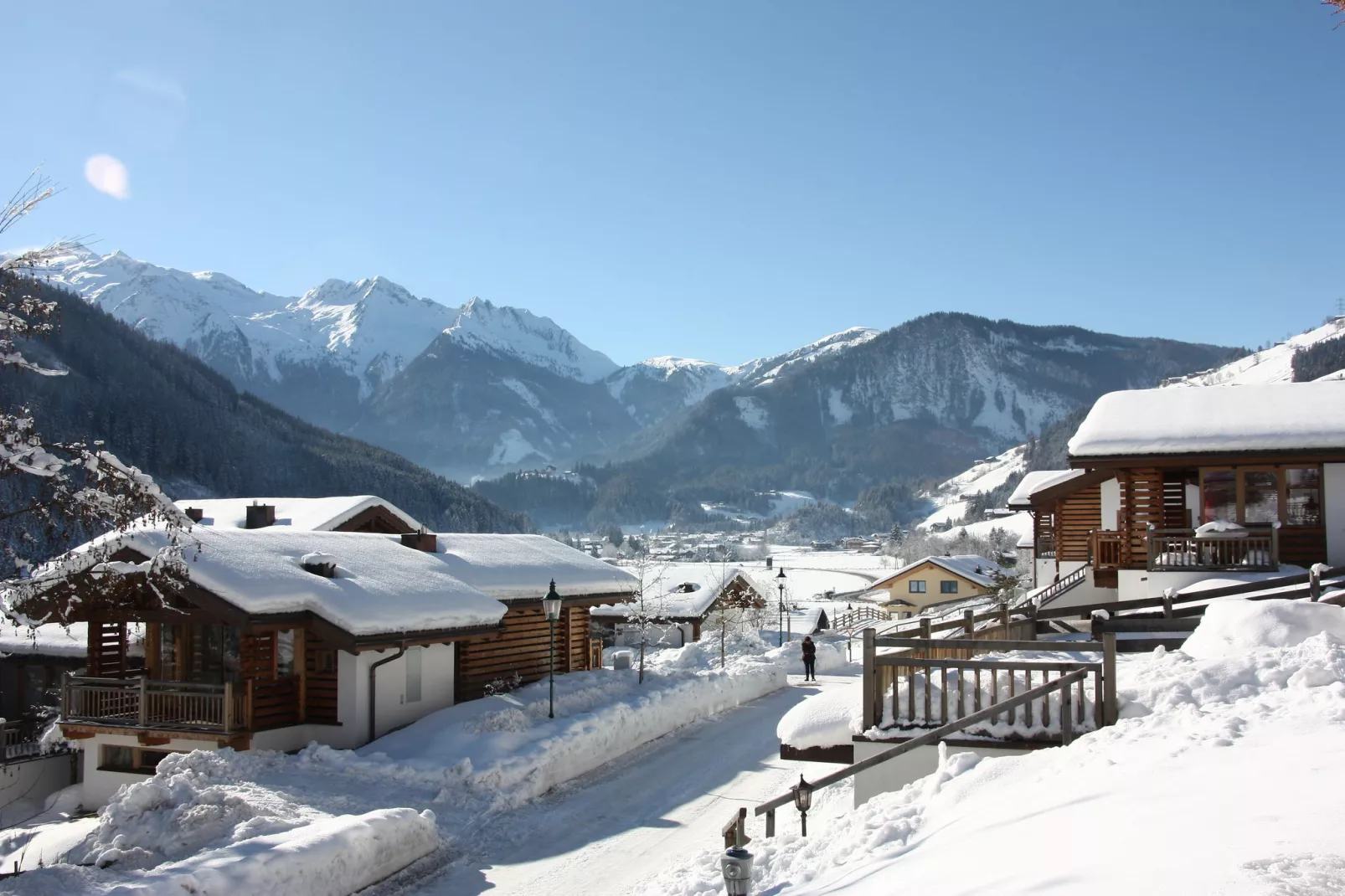 Chalets im Wald-View winter