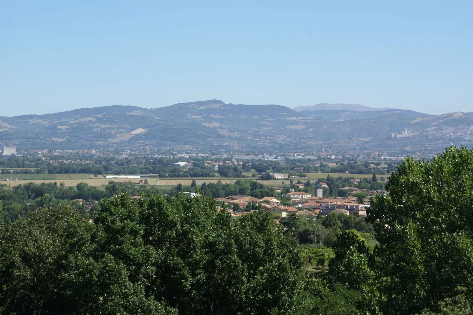 Macina Bettona Frantoio-View summer