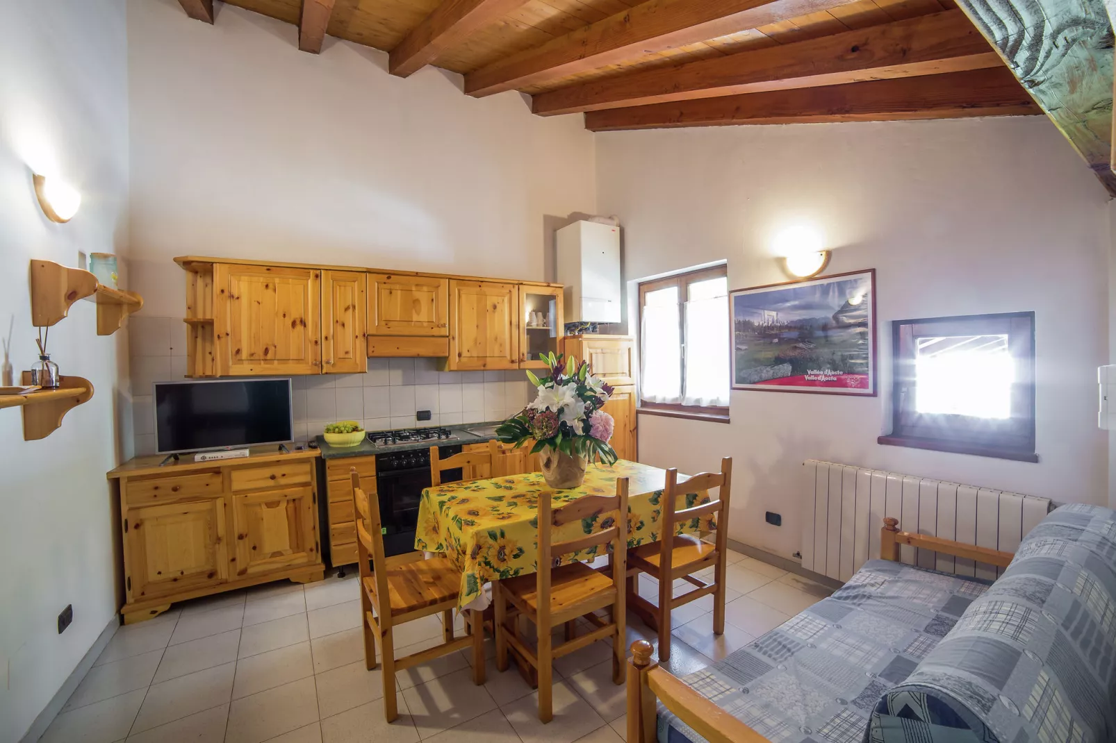 Chalet Antey Trilo-Living room