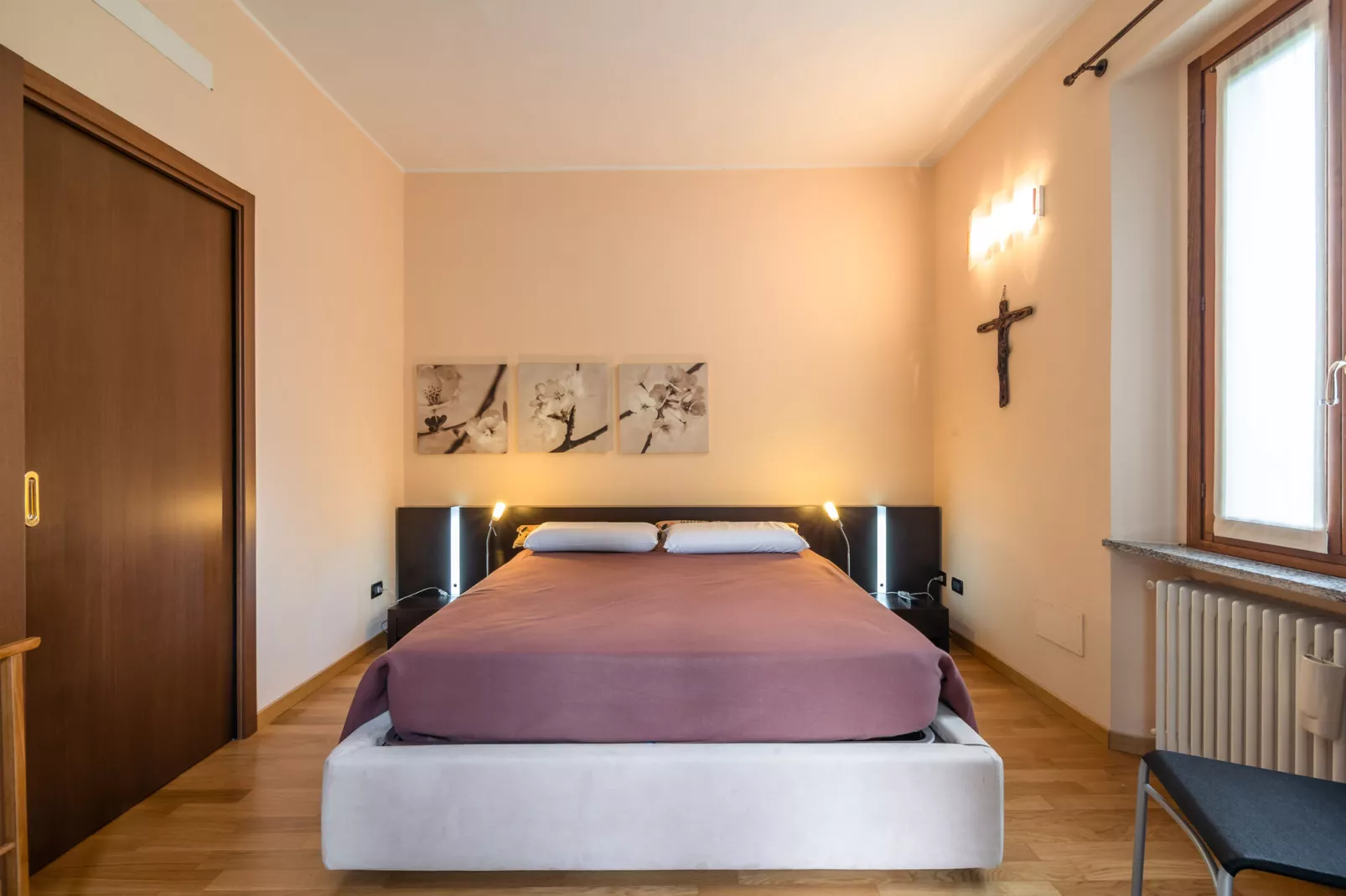 Casa Cristina Meina Centro-Schlafzimmer