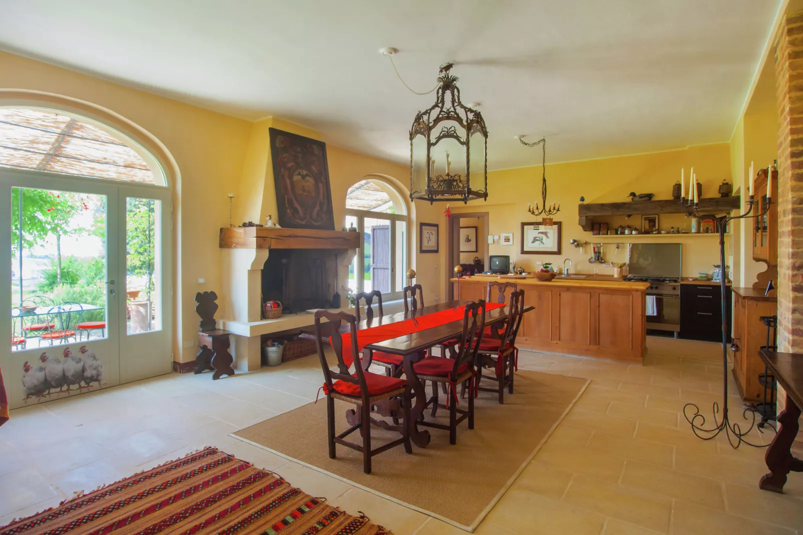 Villa Carpaneto-Dining room