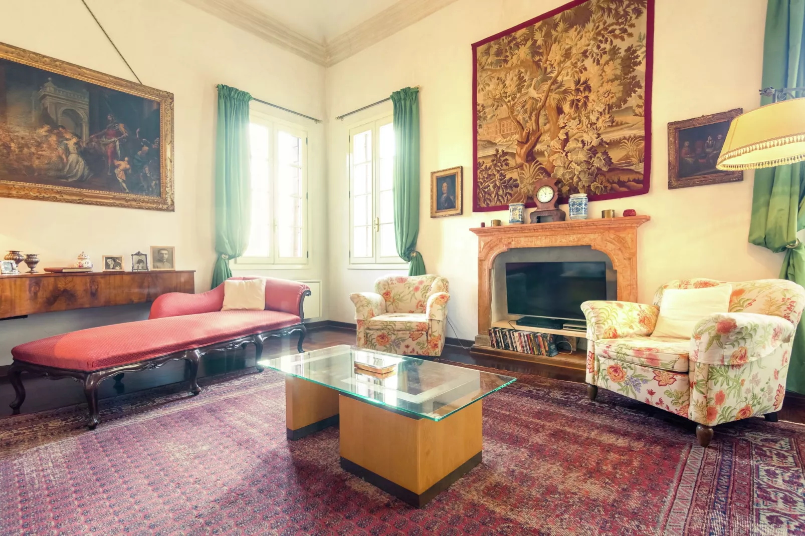 Villa Veneta Padova-Wohnzimmer