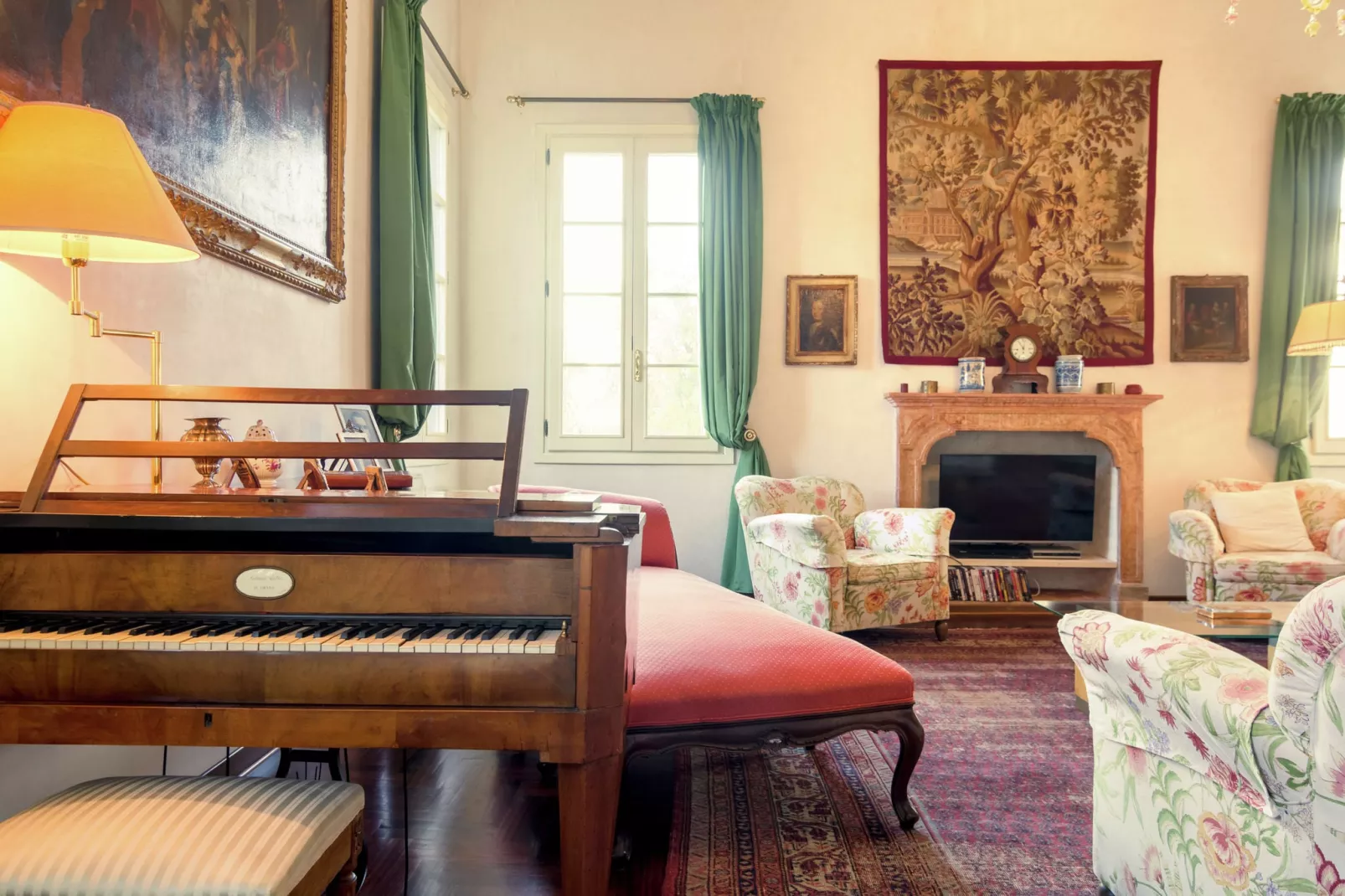 Villa Veneta Padova-Wohnzimmer