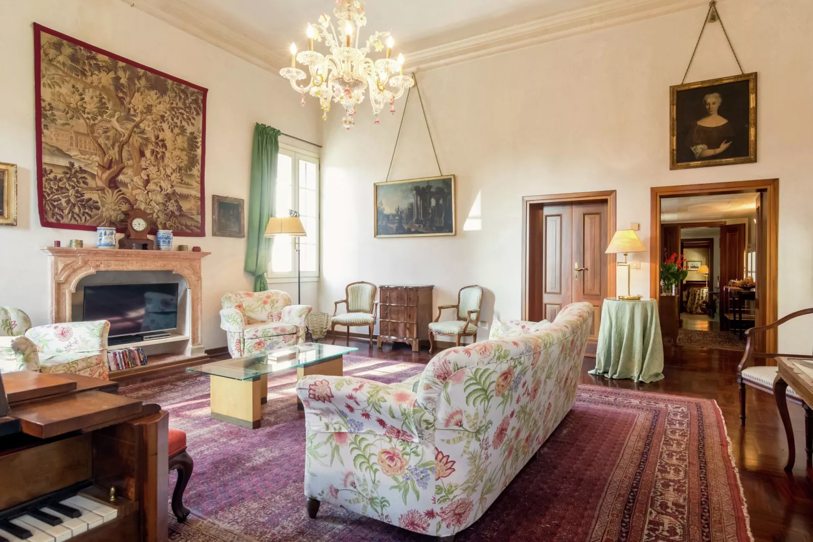 Villa Veneta Padova-Wohnzimmer