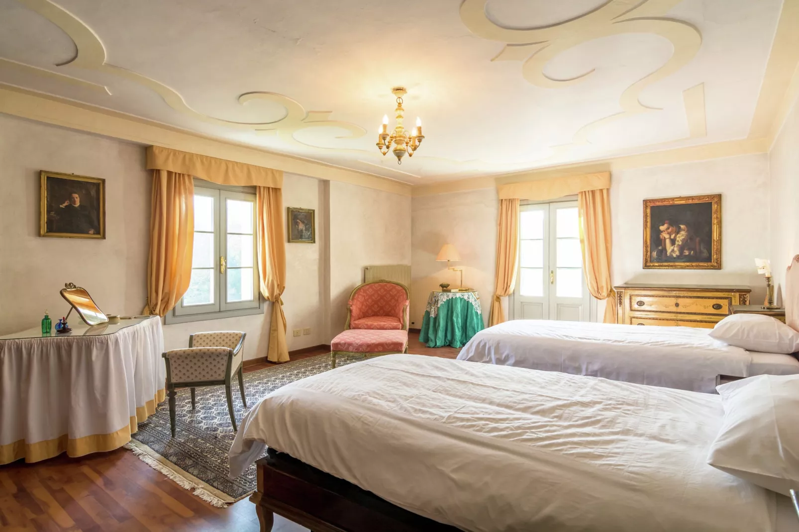 Villa Veneta Padova-Schlafzimmer