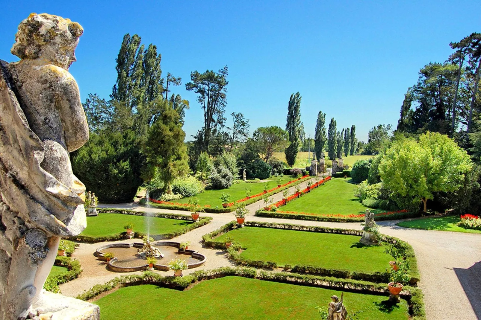 Villa Veneta Padova-Gärten Sommer
