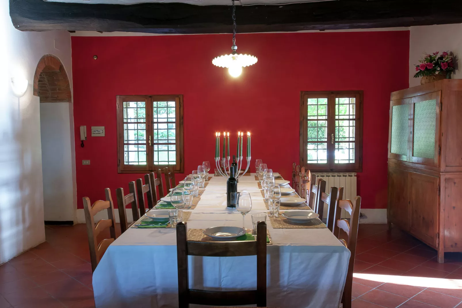 Villa Vivai-Esszimmer